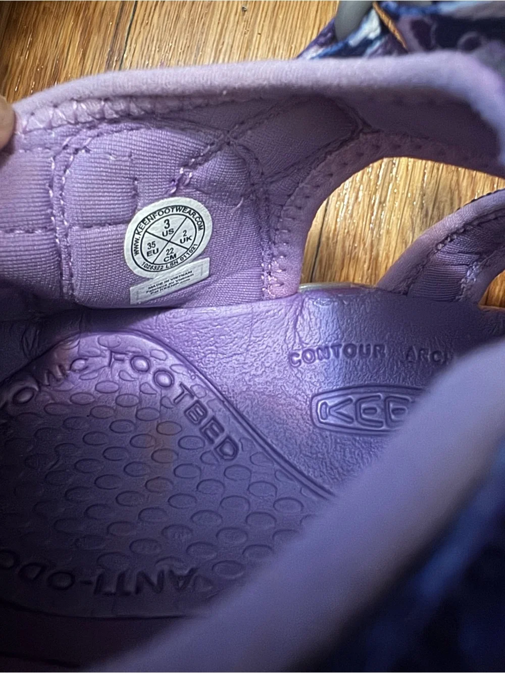 Keen Purple and White Sandals 3